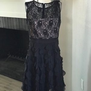 Stunning black lace dress! Worn once!